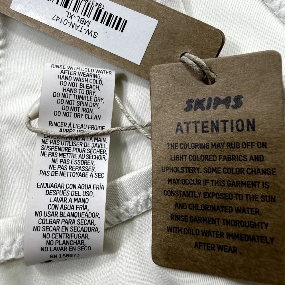 SKIMS Swim‎ Micro Tanga Bikini Bottom Marble XL